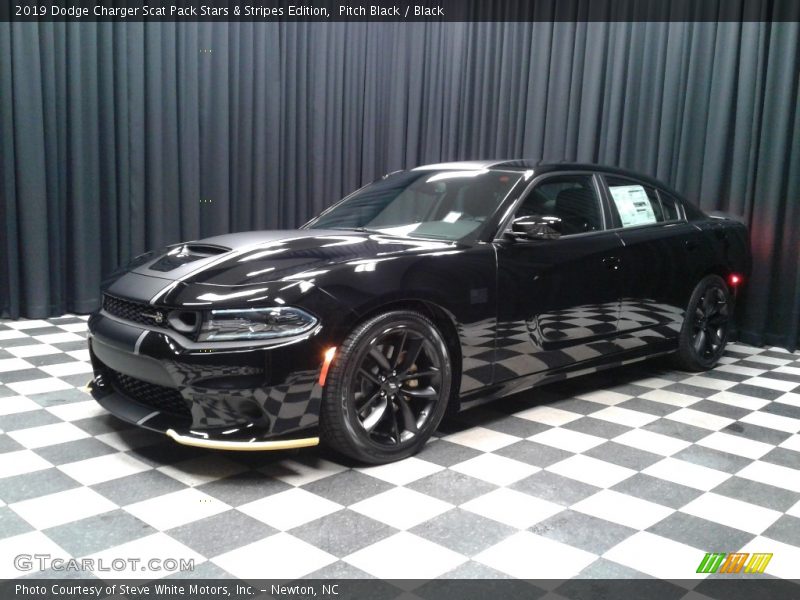 Pitch Black / Black 2019 Dodge Charger Scat Pack Stars & Stripes Edition
