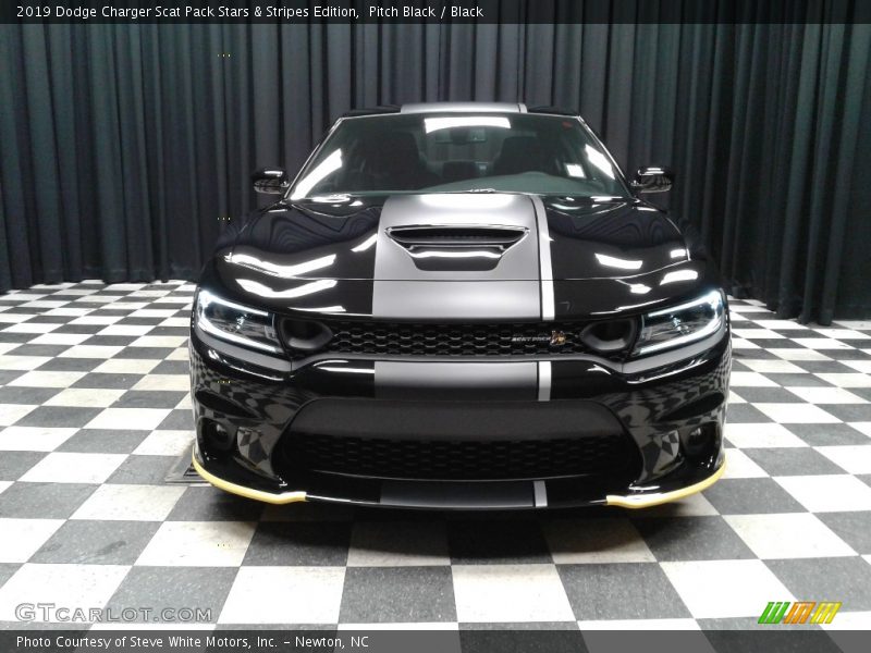 Pitch Black / Black 2019 Dodge Charger Scat Pack Stars & Stripes Edition