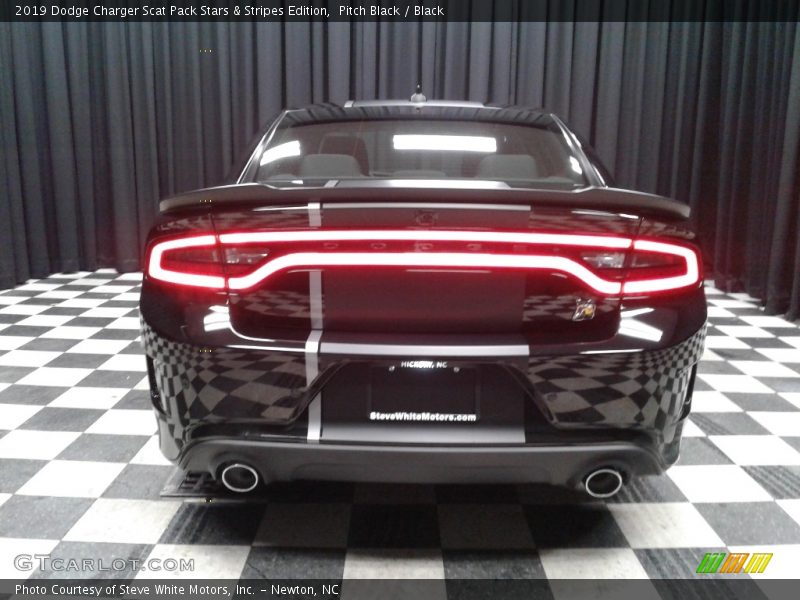 Pitch Black / Black 2019 Dodge Charger Scat Pack Stars & Stripes Edition