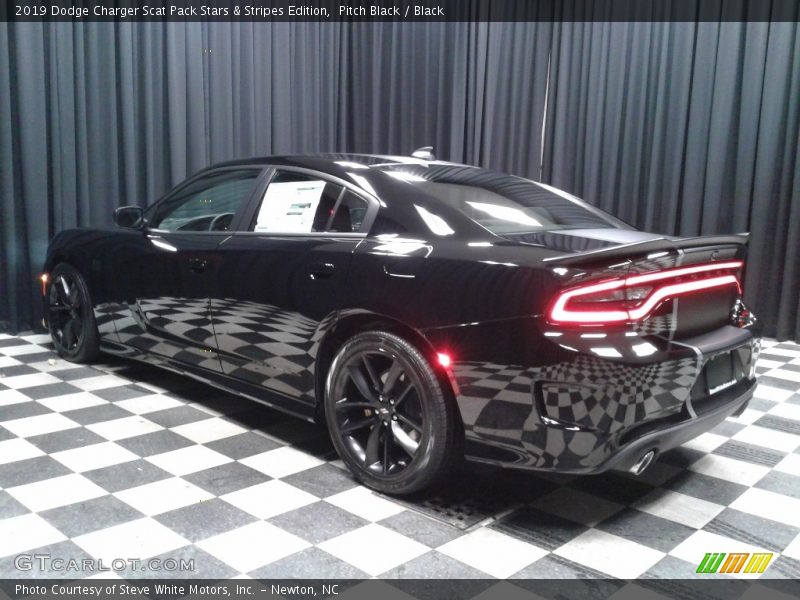Pitch Black / Black 2019 Dodge Charger Scat Pack Stars & Stripes Edition