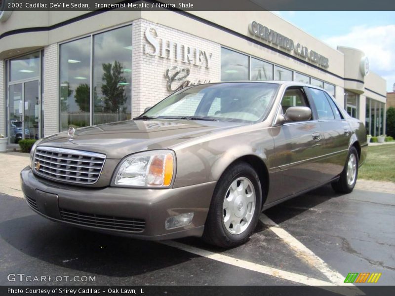 Bronzemist Metallic / Neutral Shale 2002 Cadillac DeVille Sedan