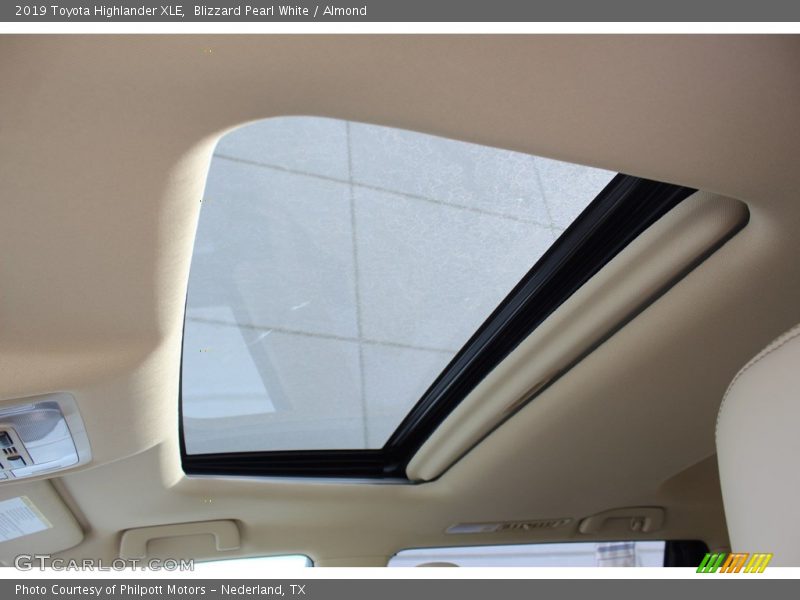 Blizzard Pearl White / Almond 2019 Toyota Highlander XLE
