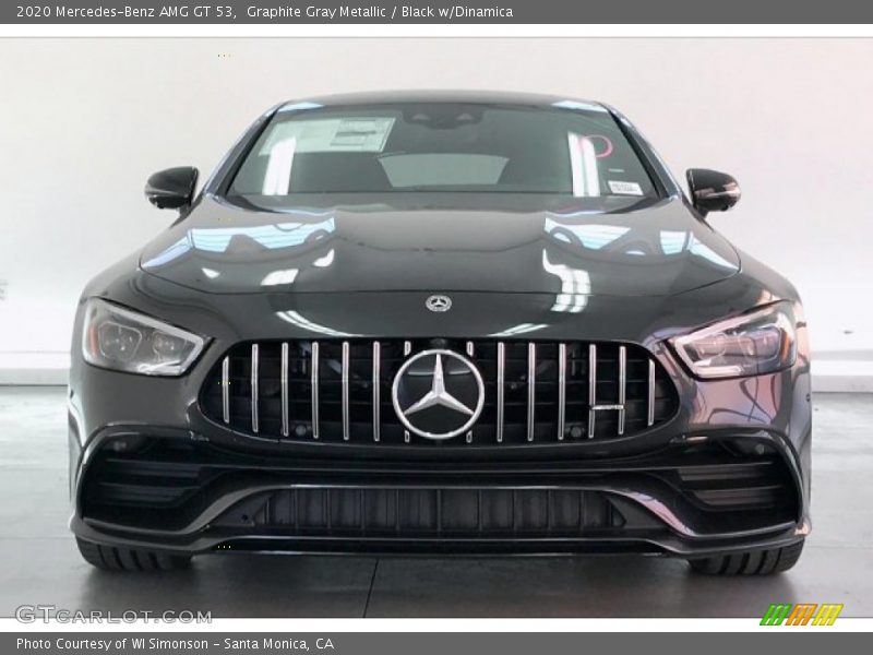 Graphite Gray Metallic / Black w/Dinamica 2020 Mercedes-Benz AMG GT 53