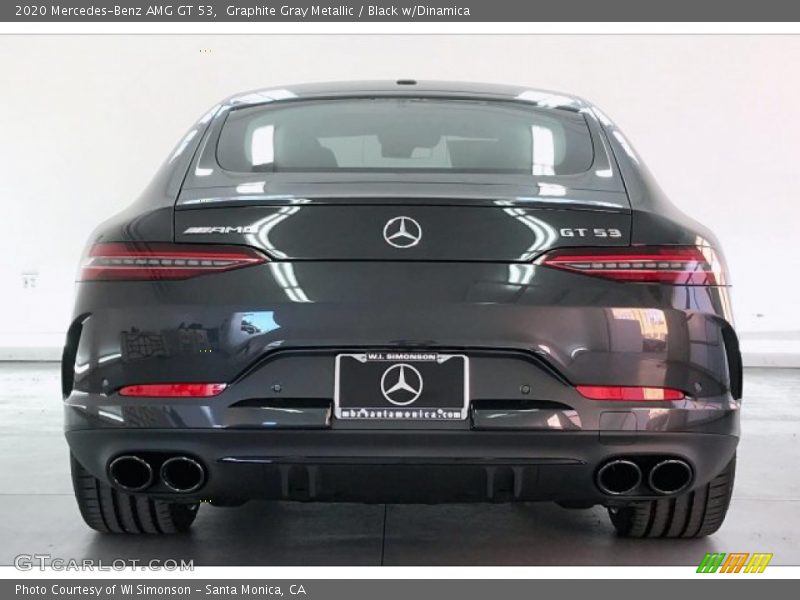 Graphite Gray Metallic / Black w/Dinamica 2020 Mercedes-Benz AMG GT 53