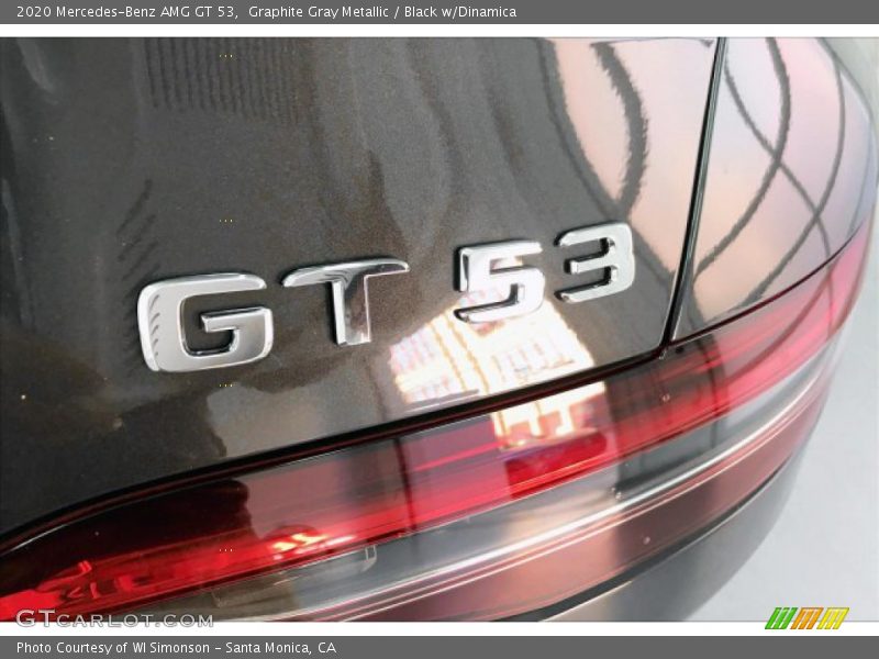 Graphite Gray Metallic / Black w/Dinamica 2020 Mercedes-Benz AMG GT 53
