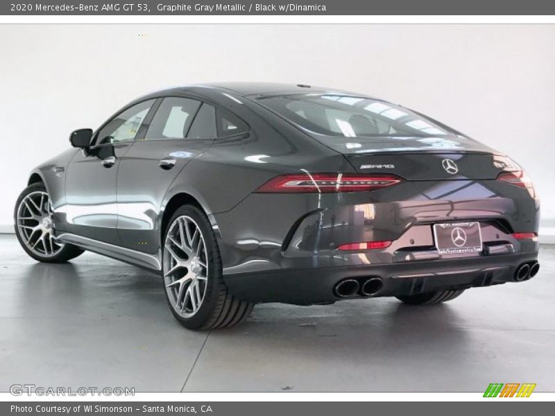 Graphite Gray Metallic / Black w/Dinamica 2020 Mercedes-Benz AMG GT 53