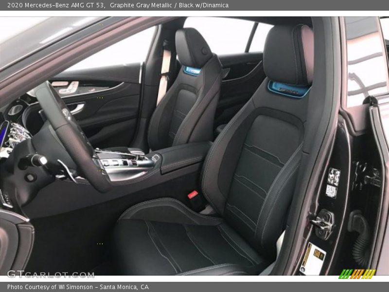Graphite Gray Metallic / Black w/Dinamica 2020 Mercedes-Benz AMG GT 53