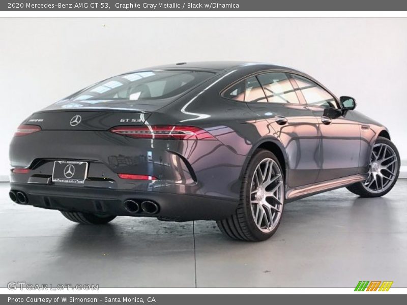 Graphite Gray Metallic / Black w/Dinamica 2020 Mercedes-Benz AMG GT 53