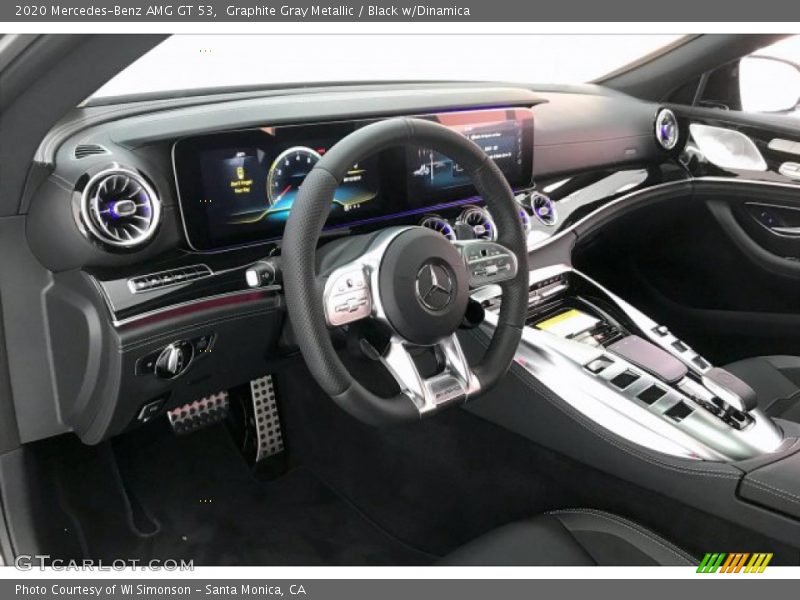 Graphite Gray Metallic / Black w/Dinamica 2020 Mercedes-Benz AMG GT 53