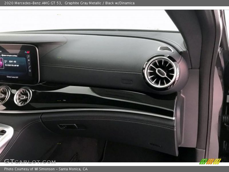 Graphite Gray Metallic / Black w/Dinamica 2020 Mercedes-Benz AMG GT 53