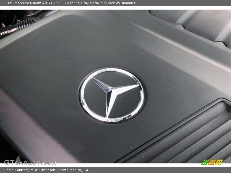 Graphite Gray Metallic / Black w/Dinamica 2020 Mercedes-Benz AMG GT 53
