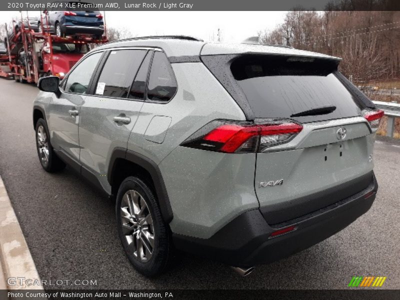 Lunar Rock / Light Gray 2020 Toyota RAV4 XLE Premium AWD