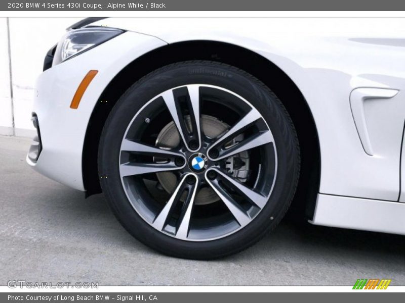 Alpine White / Black 2020 BMW 4 Series 430i Coupe