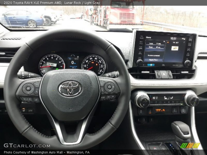 Lunar Rock / Light Gray 2020 Toyota RAV4 XLE Premium AWD