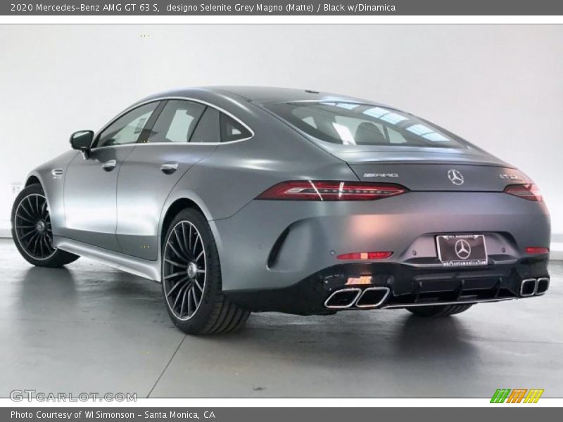 designo Selenite Grey Magno (Matte) / Black w/Dinamica 2020 Mercedes-Benz AMG GT 63 S