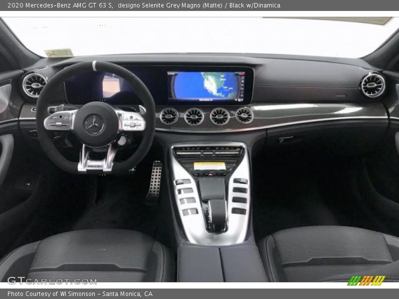 designo Selenite Grey Magno (Matte) / Black w/Dinamica 2020 Mercedes-Benz AMG GT 63 S