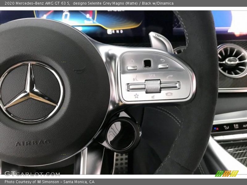 designo Selenite Grey Magno (Matte) / Black w/Dinamica 2020 Mercedes-Benz AMG GT 63 S