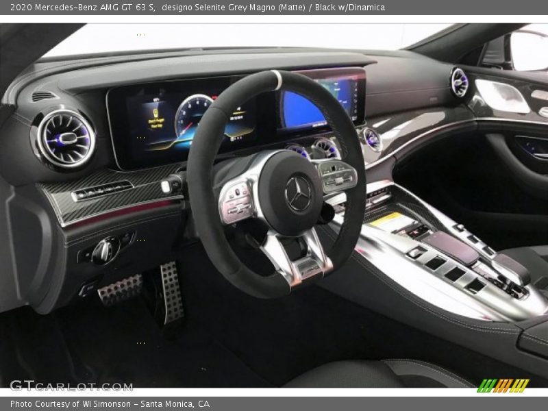designo Selenite Grey Magno (Matte) / Black w/Dinamica 2020 Mercedes-Benz AMG GT 63 S