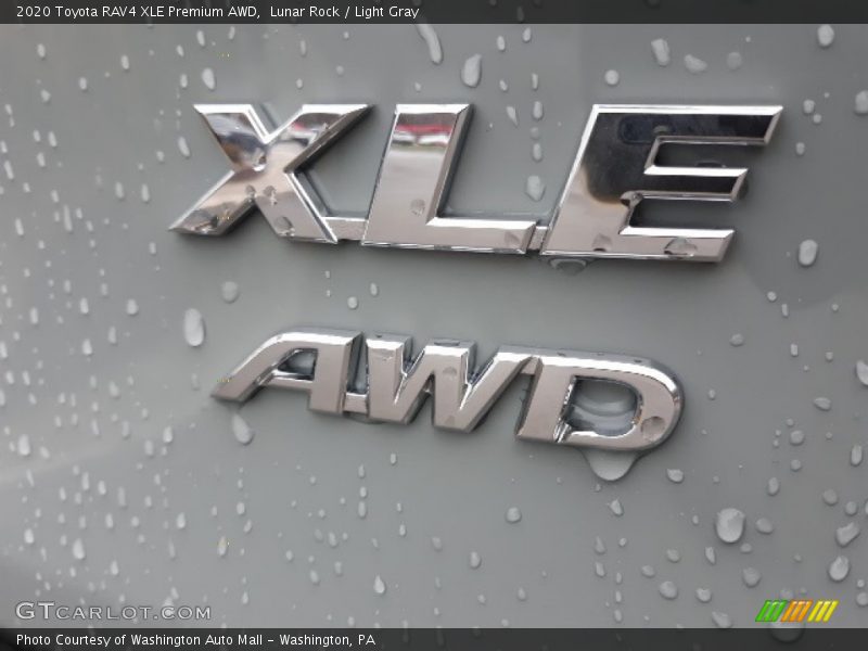 Lunar Rock / Light Gray 2020 Toyota RAV4 XLE Premium AWD