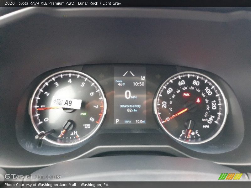 Lunar Rock / Light Gray 2020 Toyota RAV4 XLE Premium AWD