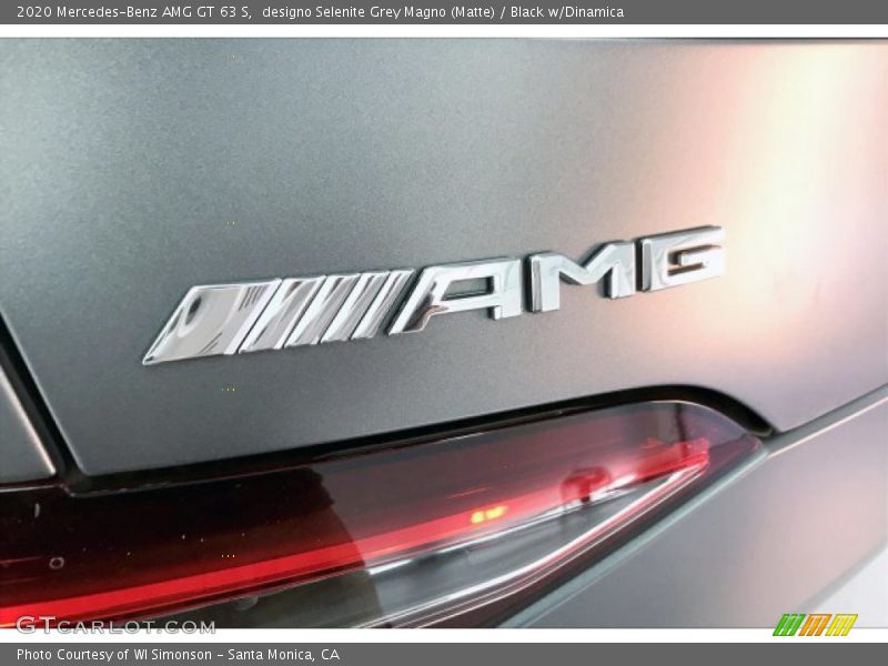 designo Selenite Grey Magno (Matte) / Black w/Dinamica 2020 Mercedes-Benz AMG GT 63 S