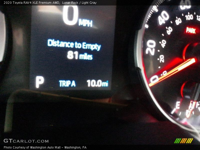Lunar Rock / Light Gray 2020 Toyota RAV4 XLE Premium AWD