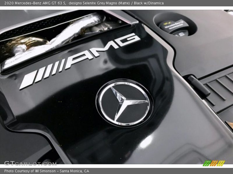 designo Selenite Grey Magno (Matte) / Black w/Dinamica 2020 Mercedes-Benz AMG GT 63 S