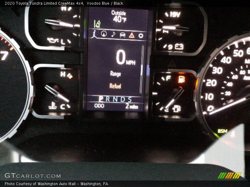 Voodoo Blue / Black 2020 Toyota Tundra Limited CrewMax 4x4