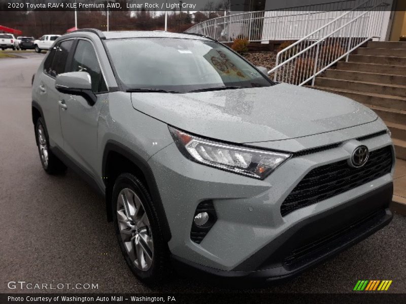 Lunar Rock / Light Gray 2020 Toyota RAV4 XLE Premium AWD