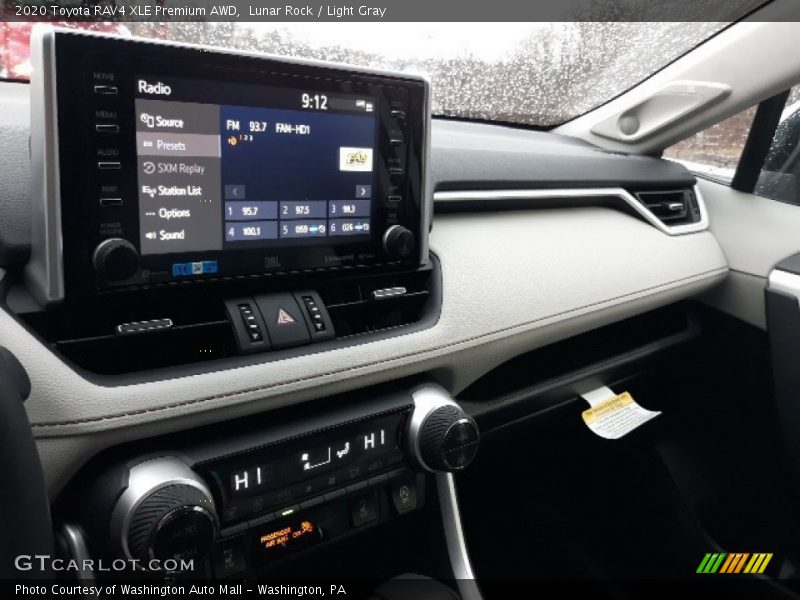 Lunar Rock / Light Gray 2020 Toyota RAV4 XLE Premium AWD