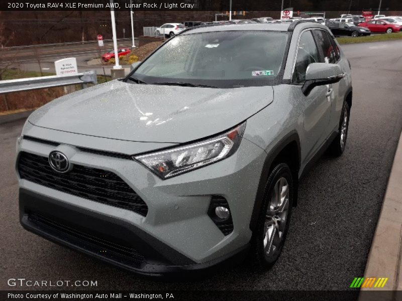 Lunar Rock / Light Gray 2020 Toyota RAV4 XLE Premium AWD