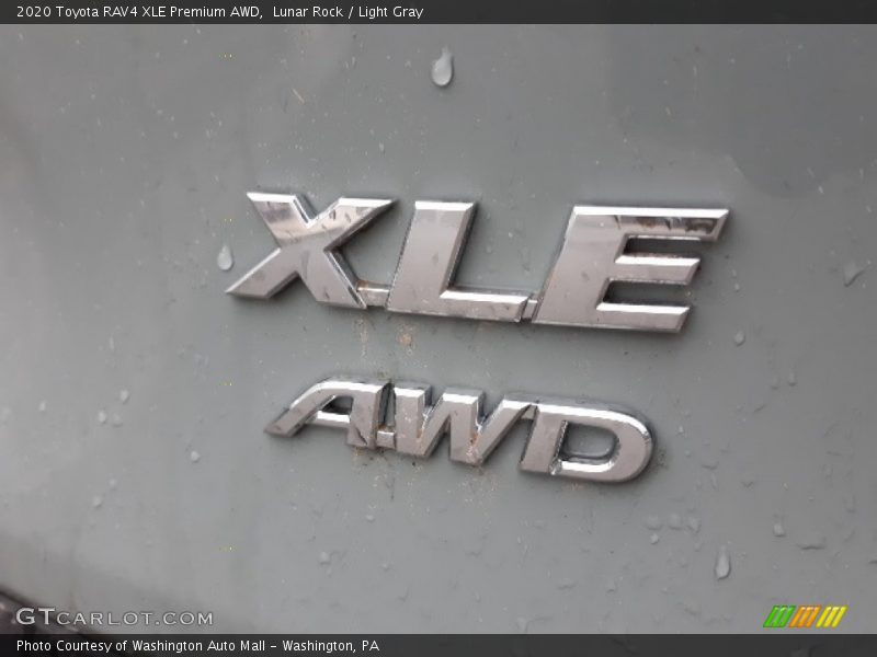Lunar Rock / Light Gray 2020 Toyota RAV4 XLE Premium AWD
