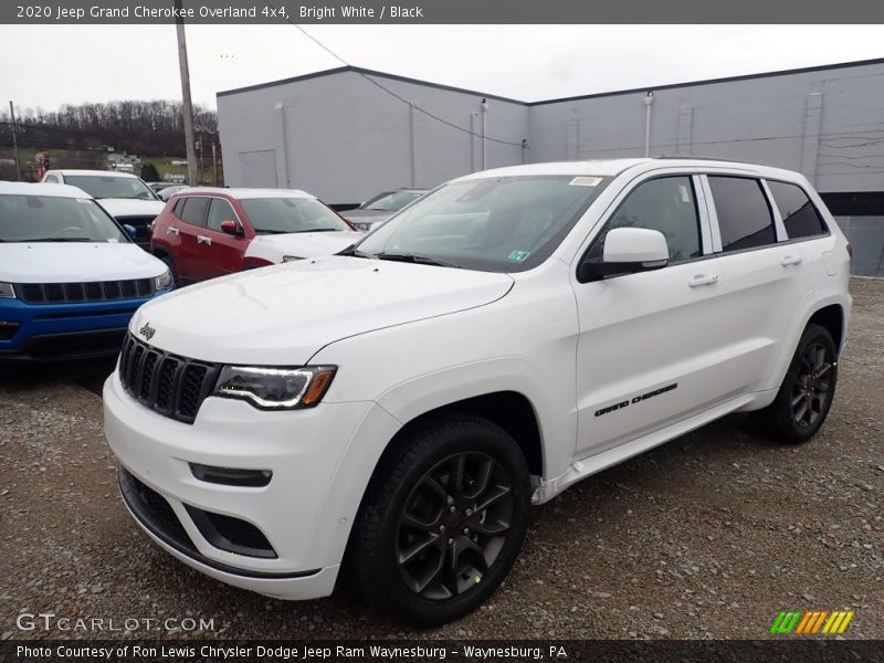 Bright White / Black 2020 Jeep Grand Cherokee Overland 4x4