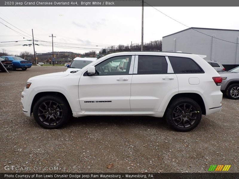 Bright White / Black 2020 Jeep Grand Cherokee Overland 4x4