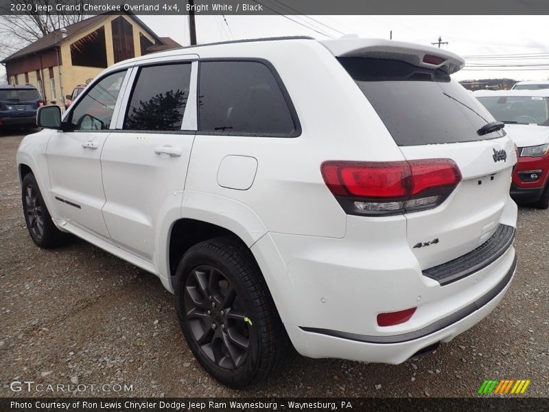 Bright White / Black 2020 Jeep Grand Cherokee Overland 4x4