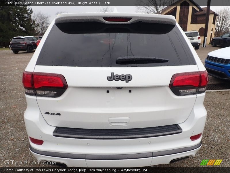 Bright White / Black 2020 Jeep Grand Cherokee Overland 4x4