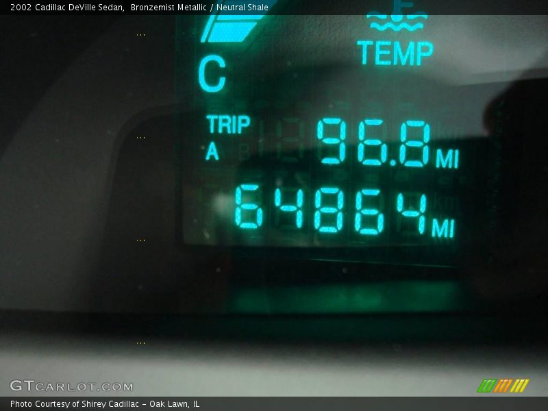 Bronzemist Metallic / Neutral Shale 2002 Cadillac DeVille Sedan