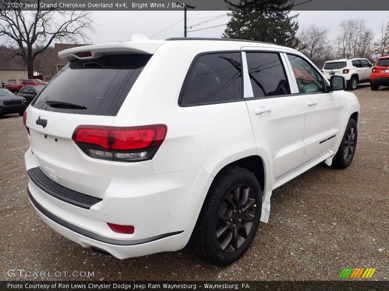 Bright White / Black 2020 Jeep Grand Cherokee Overland 4x4