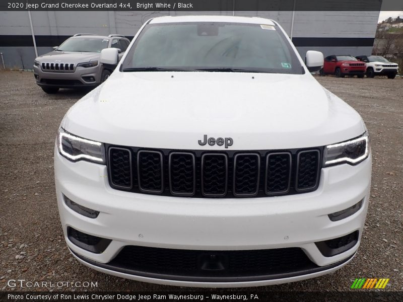 Bright White / Black 2020 Jeep Grand Cherokee Overland 4x4