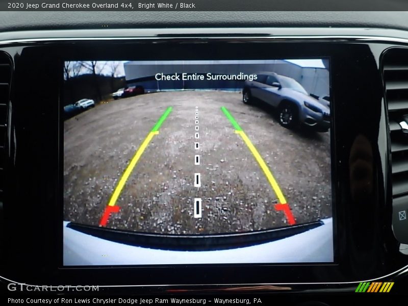 Bright White / Black 2020 Jeep Grand Cherokee Overland 4x4