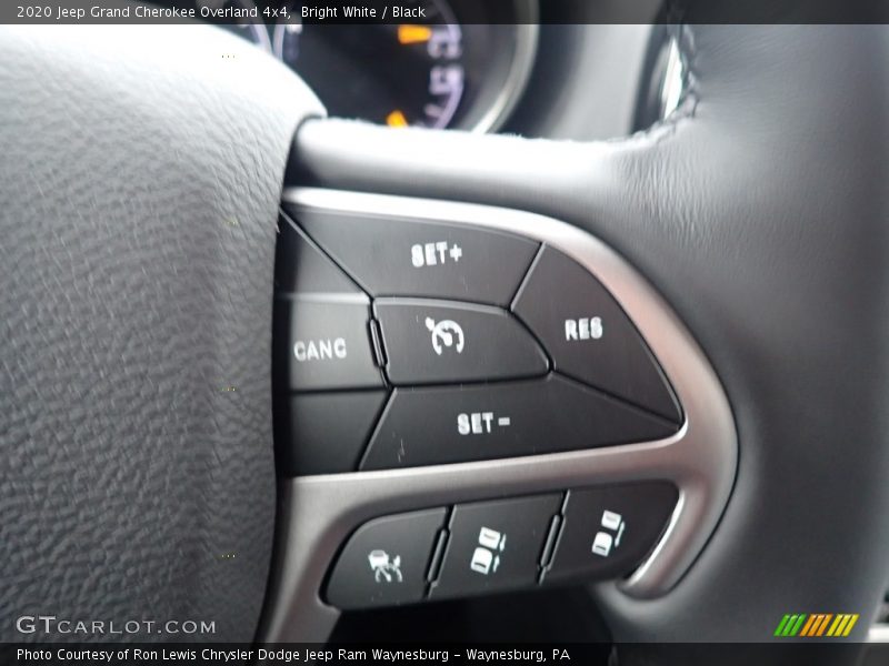 Bright White / Black 2020 Jeep Grand Cherokee Overland 4x4