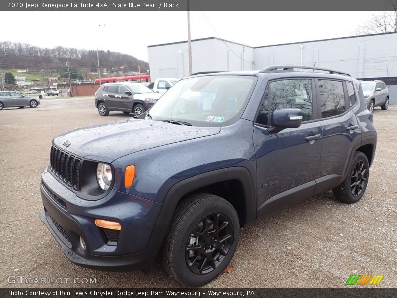 Slate Blue Pearl / Black 2020 Jeep Renegade Latitude 4x4