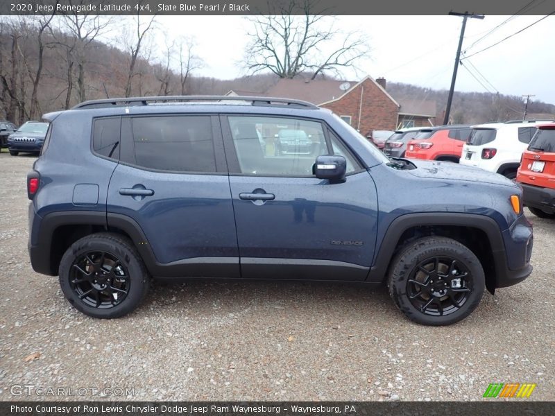 Slate Blue Pearl / Black 2020 Jeep Renegade Latitude 4x4