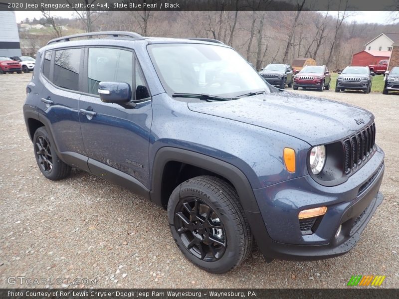 Slate Blue Pearl / Black 2020 Jeep Renegade Latitude 4x4