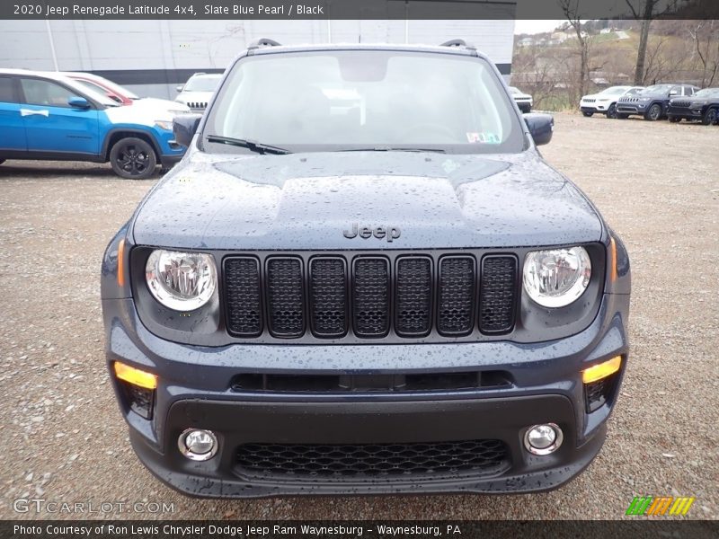 Slate Blue Pearl / Black 2020 Jeep Renegade Latitude 4x4