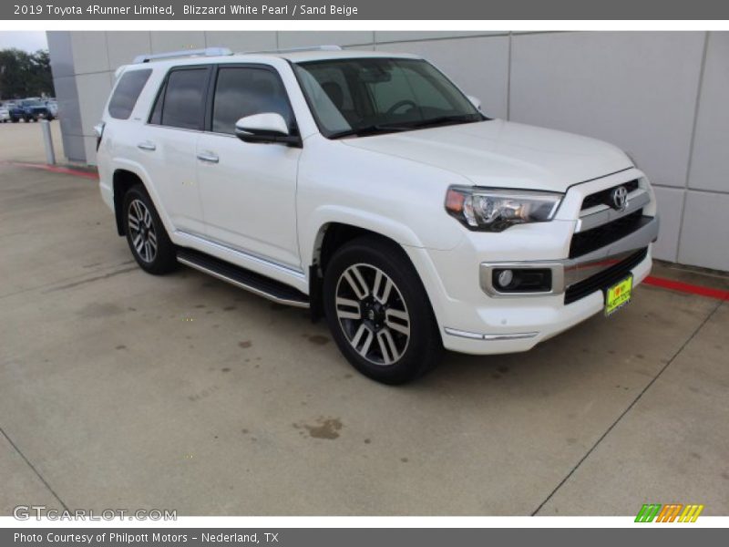 Blizzard White Pearl / Sand Beige 2019 Toyota 4Runner Limited