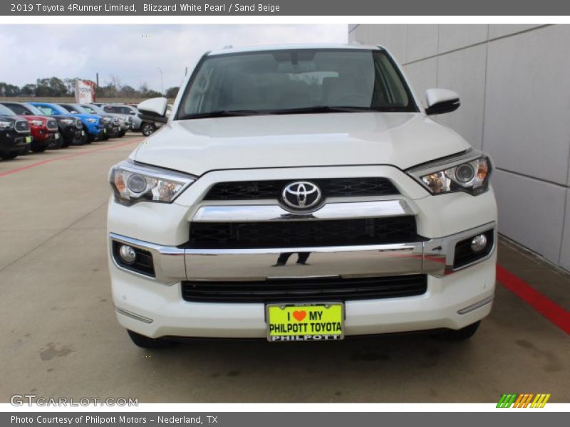 Blizzard White Pearl / Sand Beige 2019 Toyota 4Runner Limited