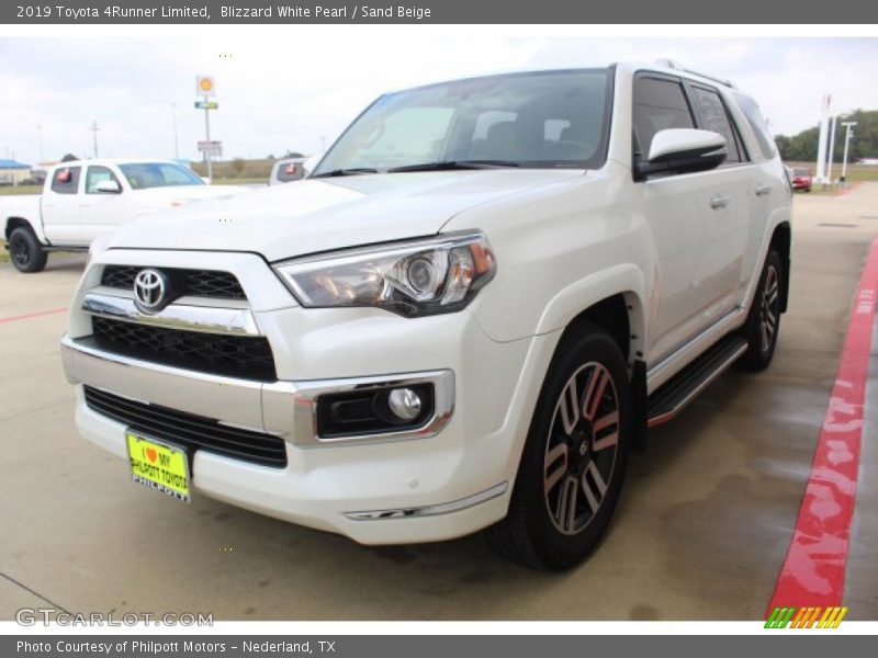 Blizzard White Pearl / Sand Beige 2019 Toyota 4Runner Limited