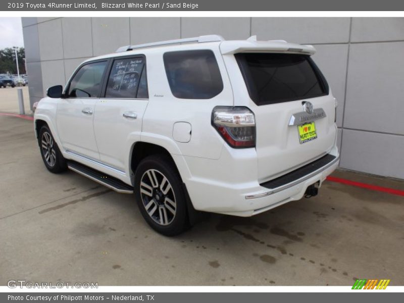 Blizzard White Pearl / Sand Beige 2019 Toyota 4Runner Limited