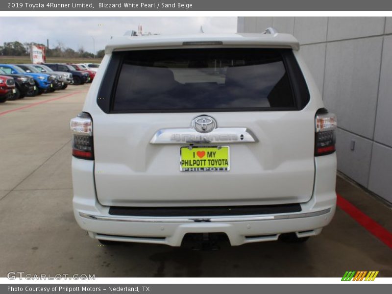 Blizzard White Pearl / Sand Beige 2019 Toyota 4Runner Limited